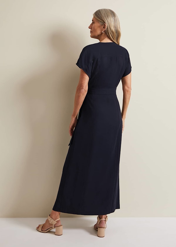 Liv Wrap Midi Dress