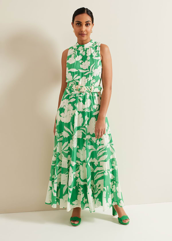 Petite Kara Print Maxi Dress