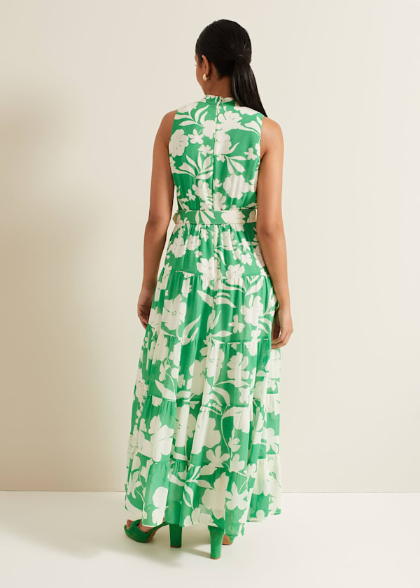 Petite Kara Print Maxi Dress