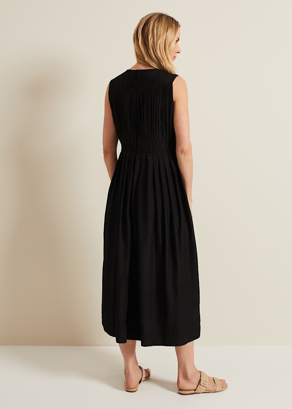Nala Black Bodice Mini Dress
