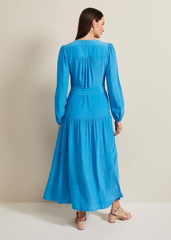 Tori Button Through Maxi Dress