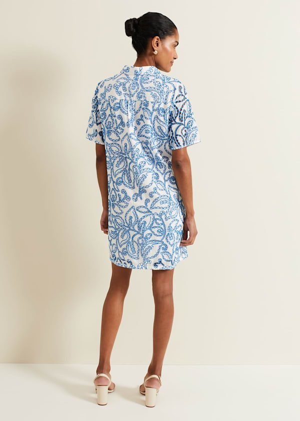 Nicky Broderie Swing Dress