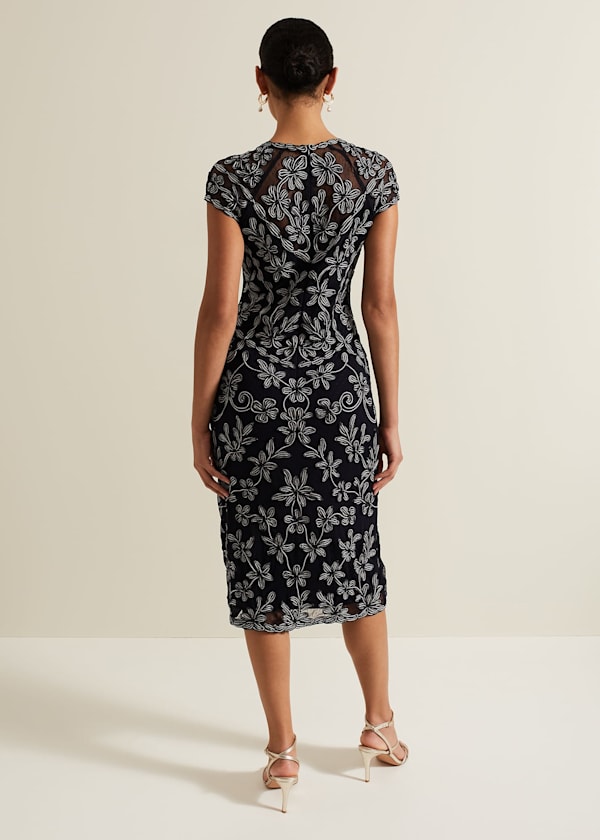 Clarinda Tapework Dress