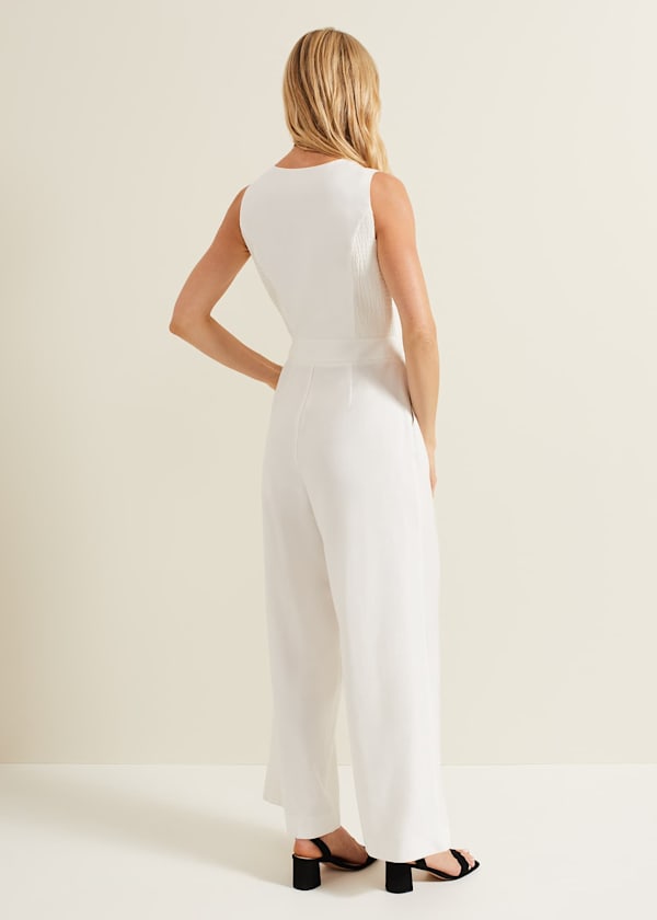 Tia Waistcoat Jumpsuit