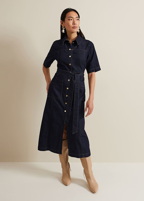 Sonny Denim Midi Dress