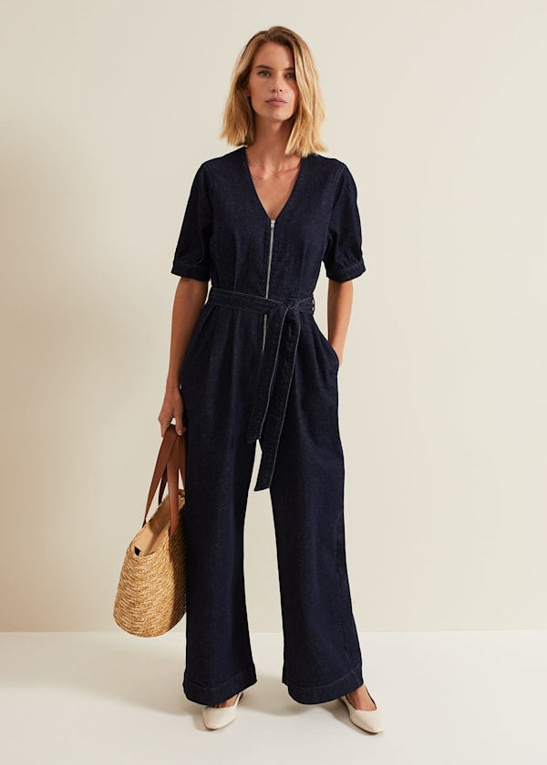 Florisa Denim Jumpsuit