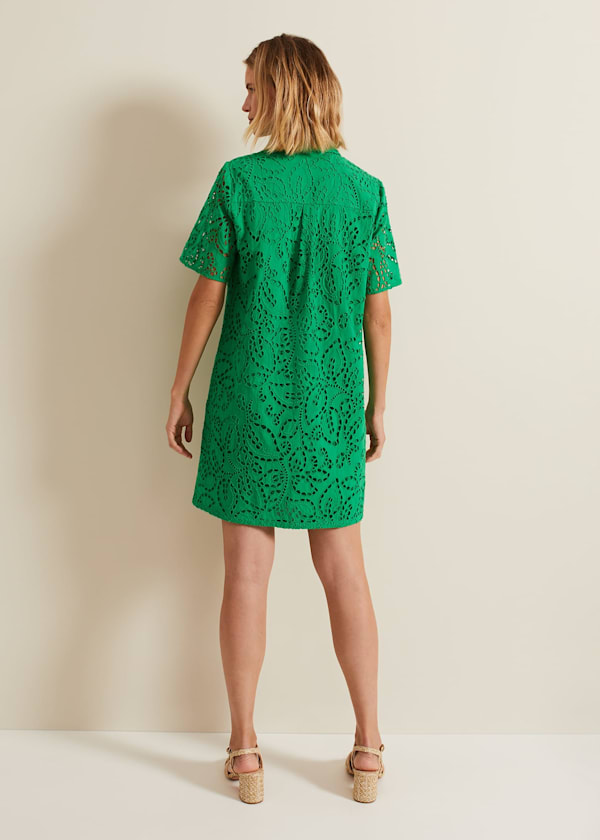 Nicky Broderie Swing Dress