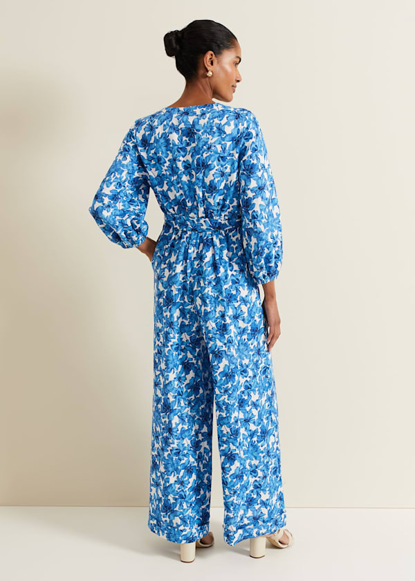 Rosey Floral Zip Jumpsuit