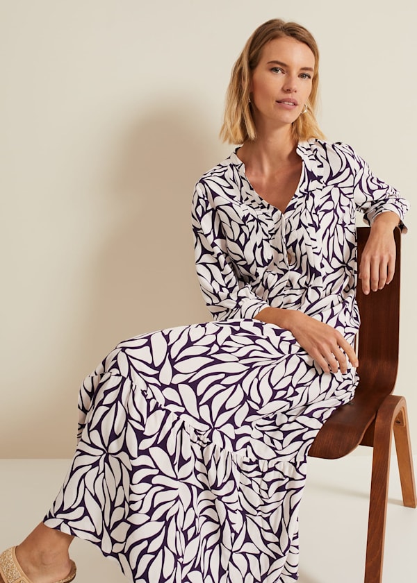 Penele Geo Midi Dress