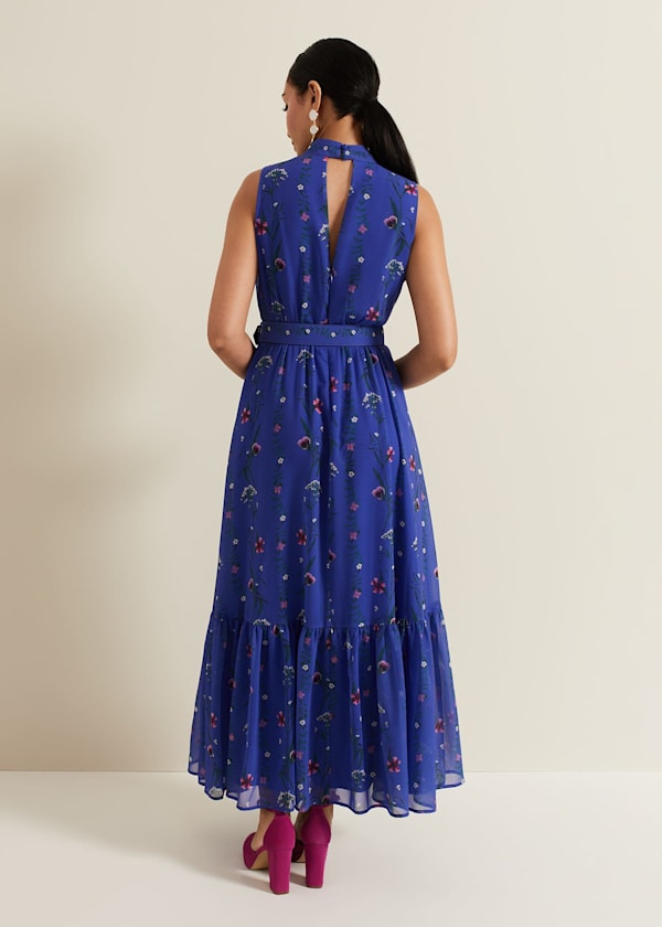 Petite Sofia Print Maxi Dress