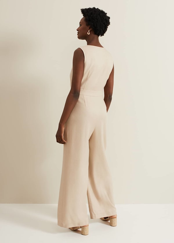 Fraya Zip Front Jumpsuit