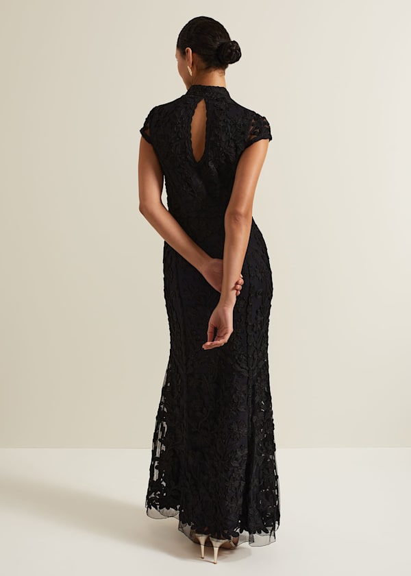 Wenda Tapework Maxi Dress