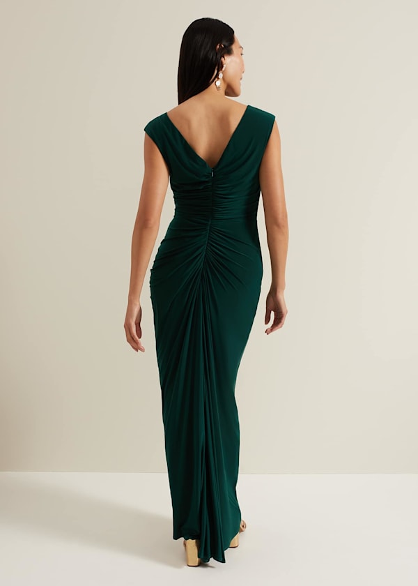 Donna Green Maxi Dress