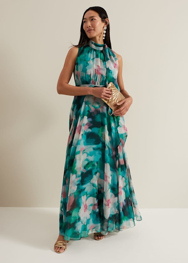 Print maxi dress for wedding outlet