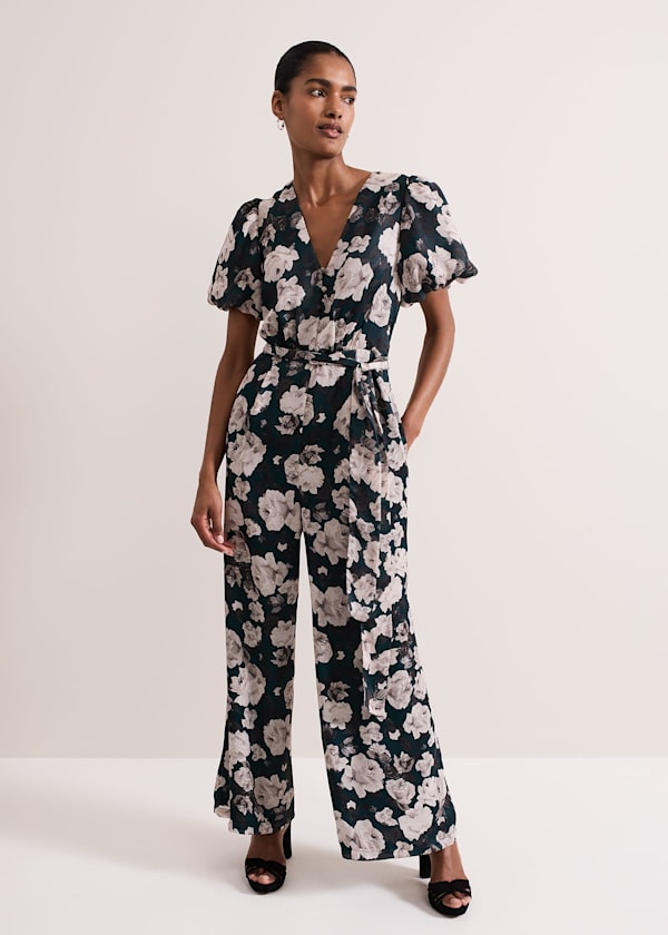 Myron Floral Wide Leg Jumpsuit