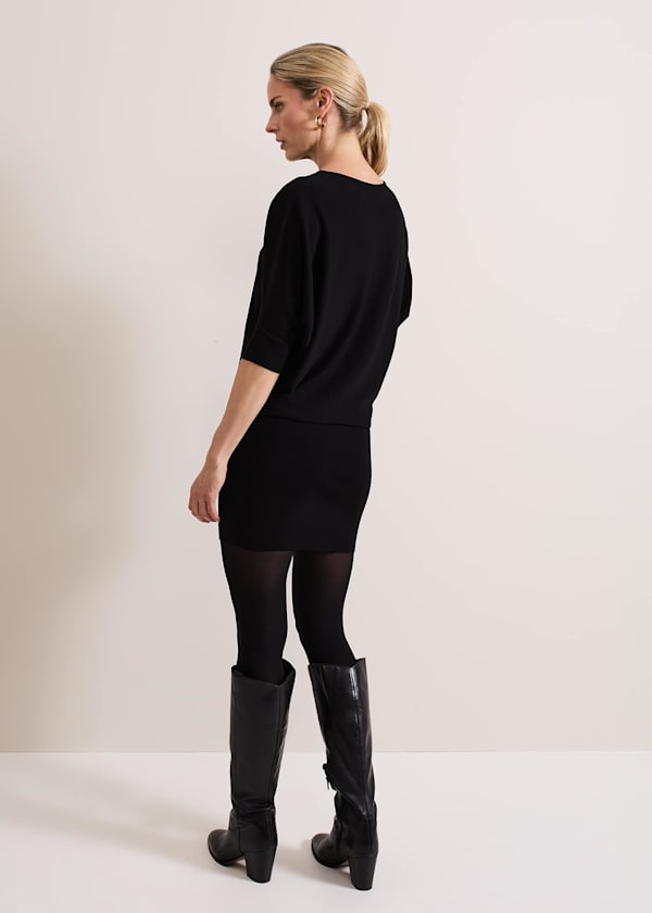 Becca Batwing Knitted Dress