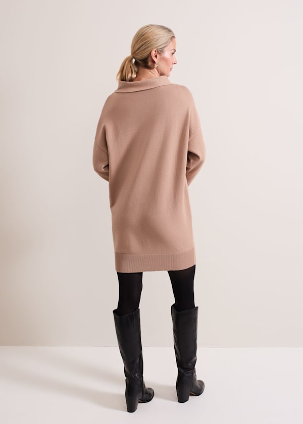 Skylar Funnel Neck Jumper Dress