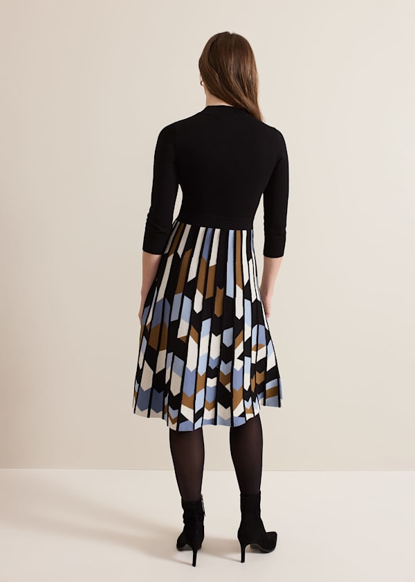 Petite Maci Pleated Sunray Midi Dress