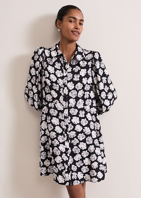 Selika Floral Swing Mini Dress