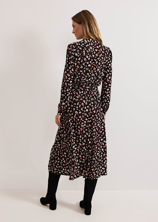 Aoife Printed Jersey Dress