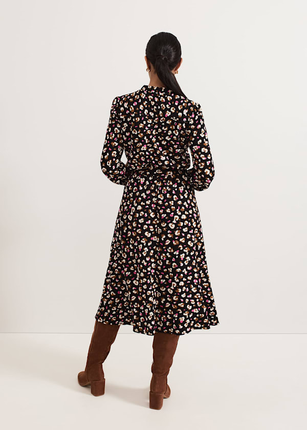 Petite Aoife Printed Jersey Dress