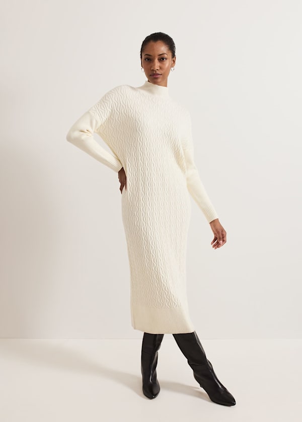 Cadie Cable Knit Dress