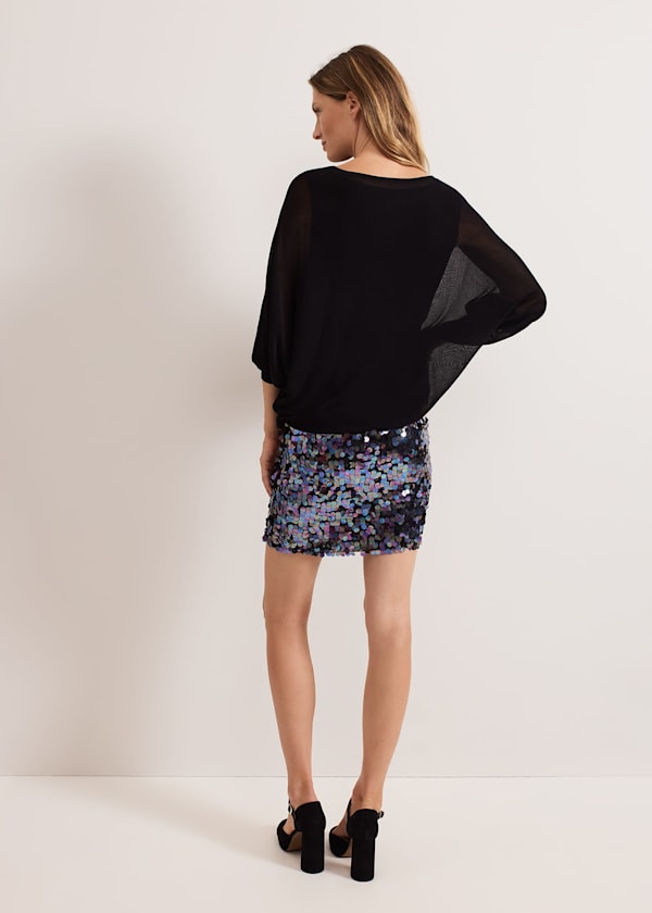 Becca Sequin Knit Dress