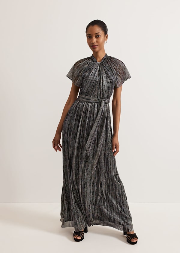 Riah Shimmer Maxi Dress
