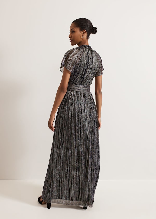 Riah Shimmer Maxi Dress