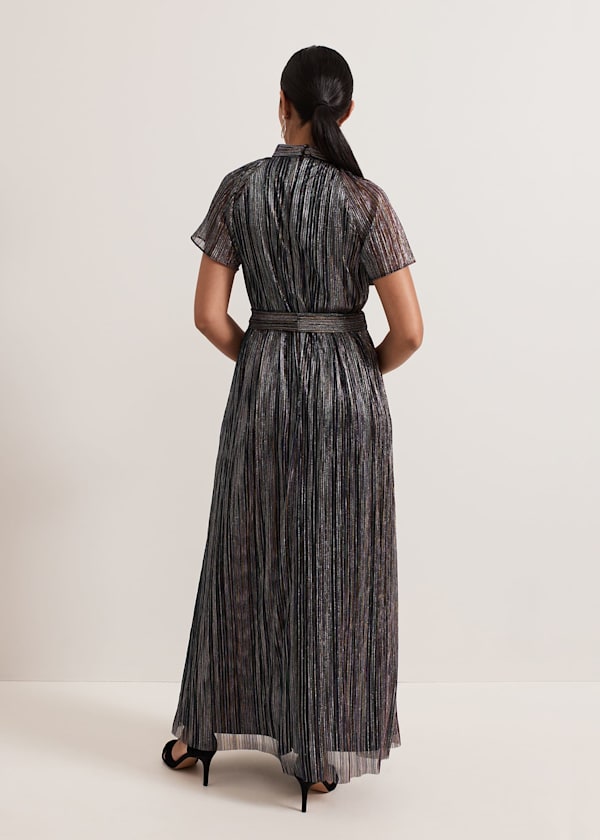 Petite Riah Shimmer Maxi Dress