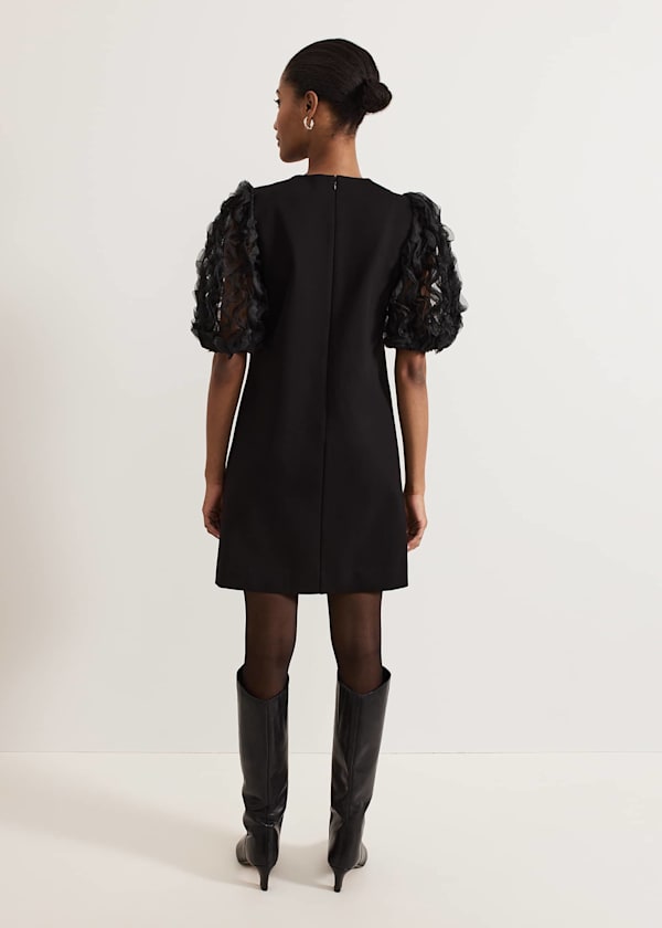 Aida Black Shift Dress