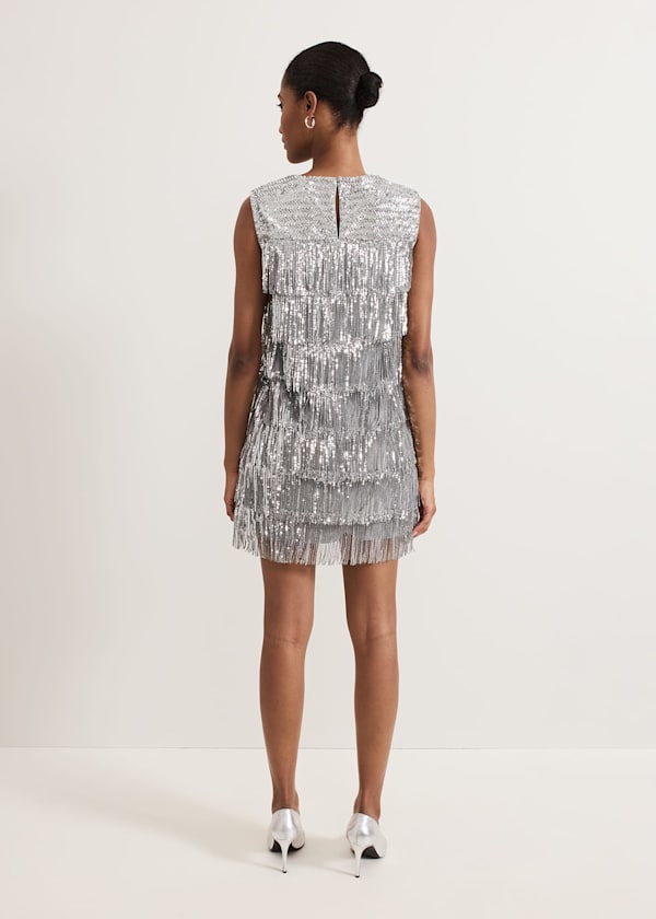 Lula Fringe Sequin Dress