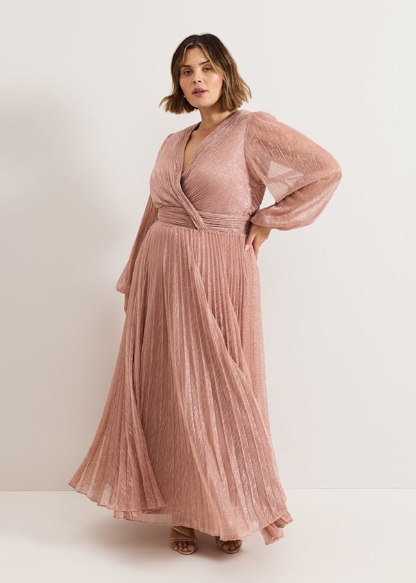 Harper Pale Pink Pink Maxi Dress