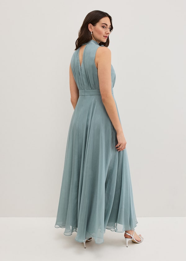 Lucinda Pale Blue Maxi Dress