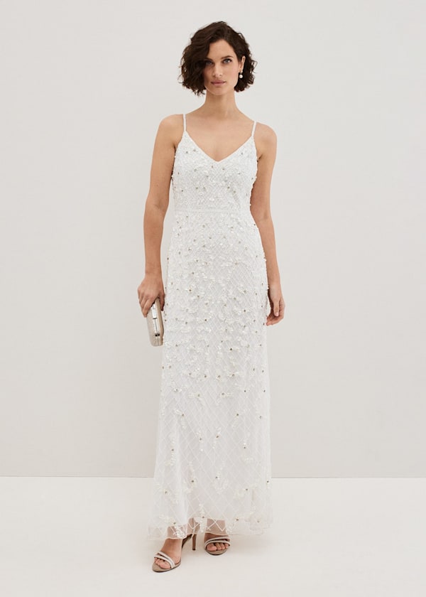 Alexia Embellished Maxi Wedding Dress