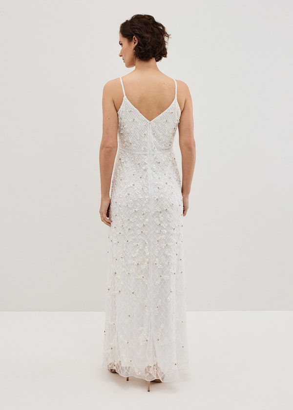 Alexia Embellished Maxi Wedding Dress