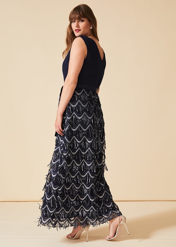 Ariel Beaded Maxi Dress