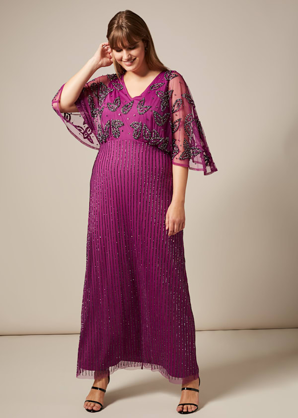 Selene Beaded Maxi Dress