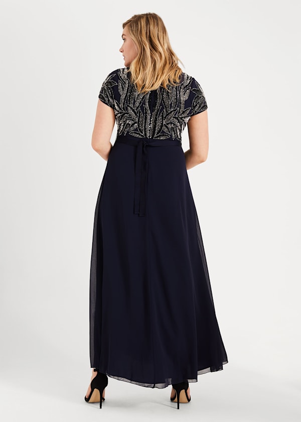 Flora Beaded Maxi Dress