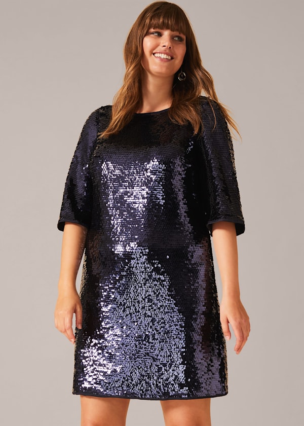 Martha Sequin Tunic Dress