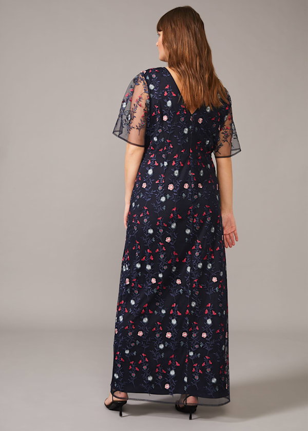 Emily Embroidered Maxi Dress
