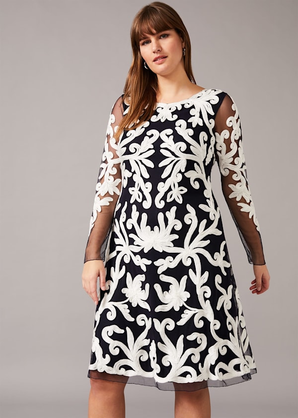 Aimee Tapework Lace Dress