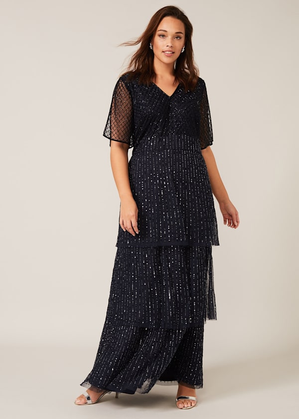 Sascha Beaded Maxi Dress