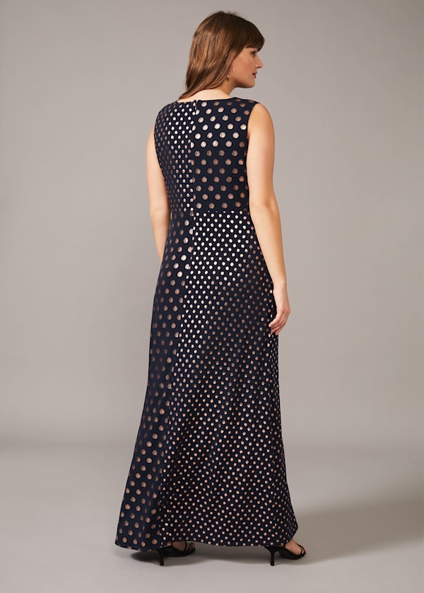 Reegan Spot Maxi Dress