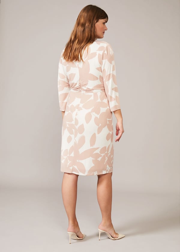 Lana Leaf Print Dress