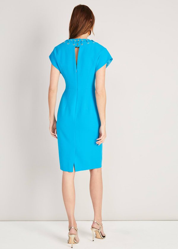 Rosy Eyelet Dress