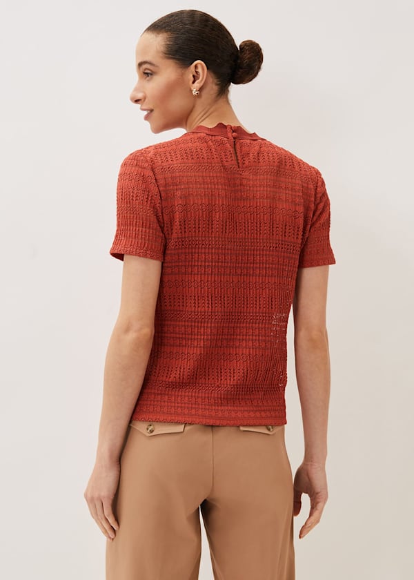 Ayah Fitted Lace Top