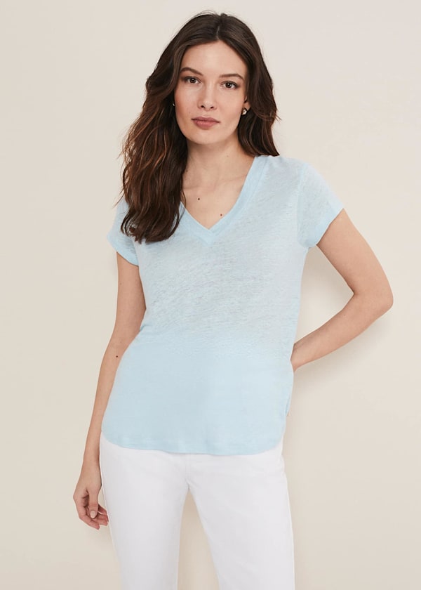 Emera Linen Top