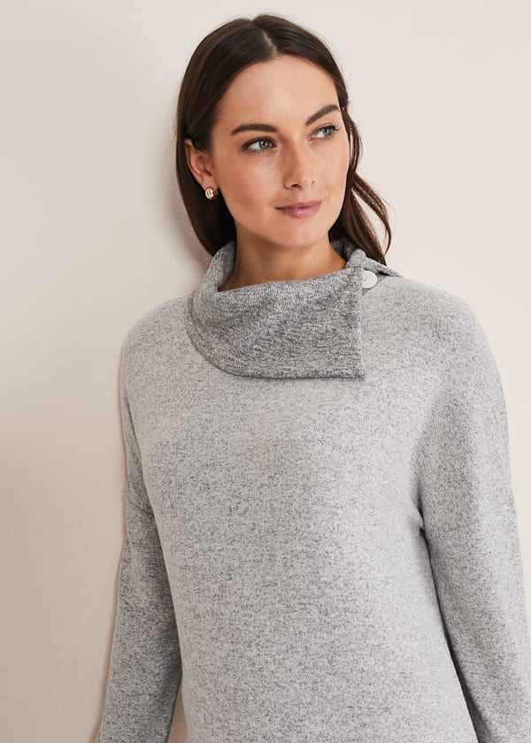 Lorella Split Snuggle Top