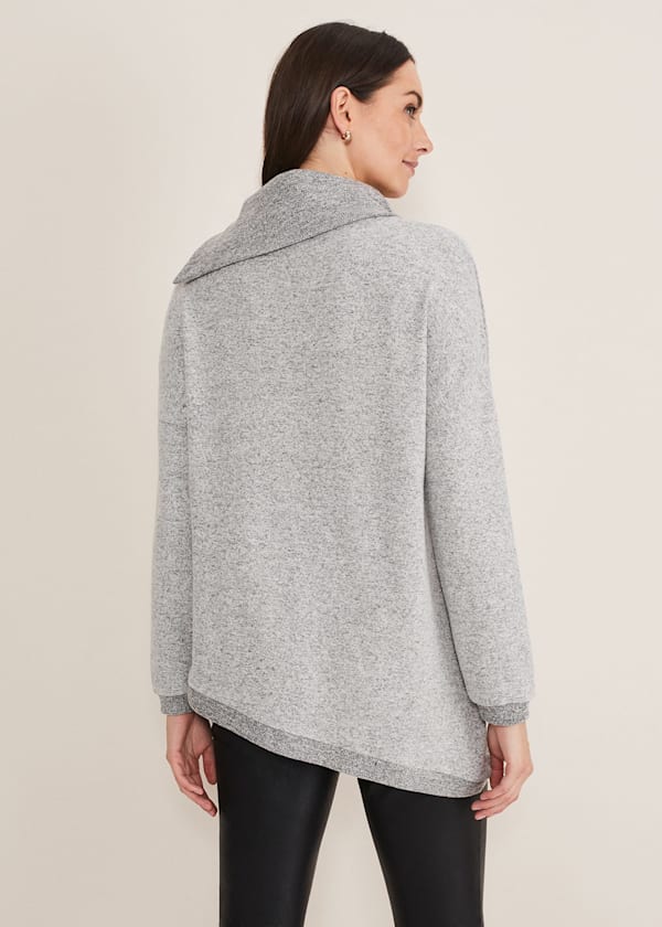 Lorella Split Snuggle Top